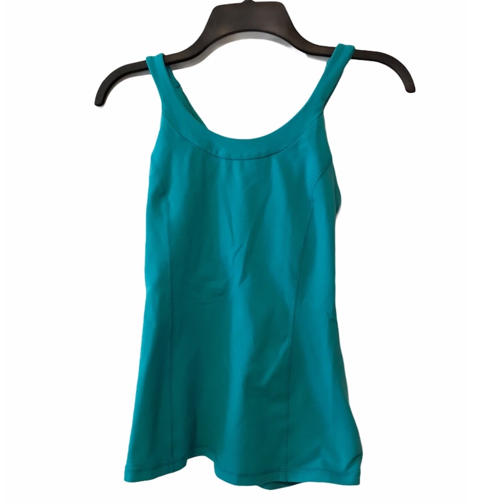 Lululemon Athletics Medium Cross Back Blue Tank
